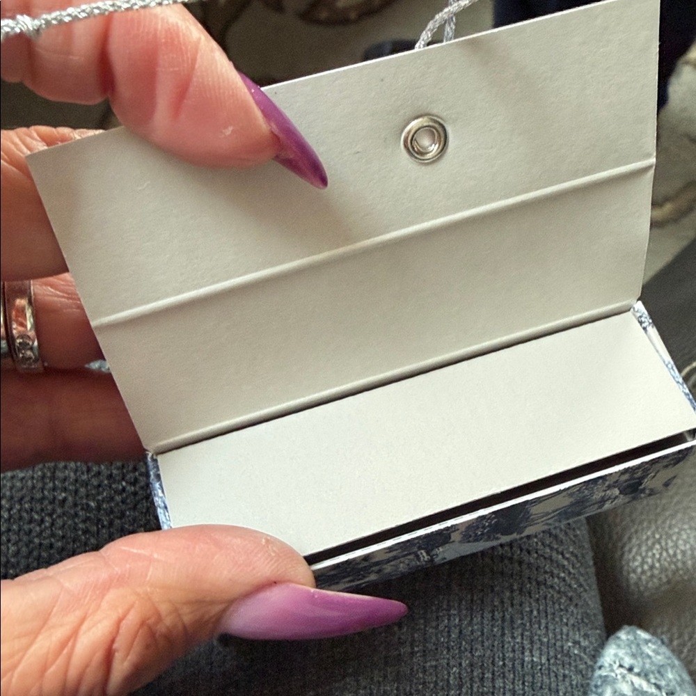 Christian Dior Toile Blue & White lipstick Holder - Picture 2 of 4